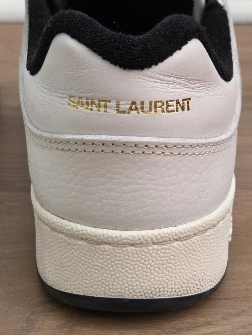Saint Laurent Unisex Sl61 Low Top Sneaker 42.5 (M 9) Designer Streetwear Casual